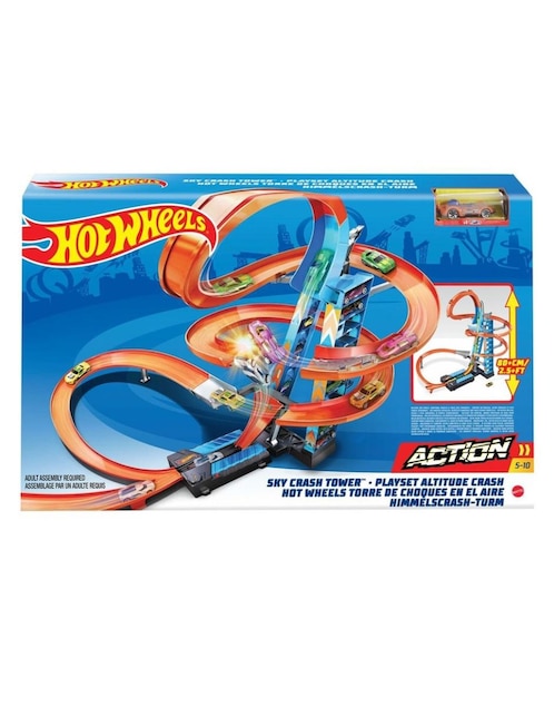 pista super choques hot wheels