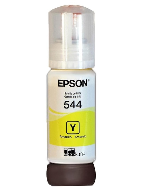 Botella de Tinta Epson T544 color amarillo 65 ml en SB