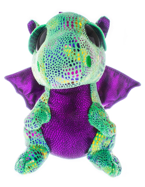Dragon Cinder Green de peluche mediano 1