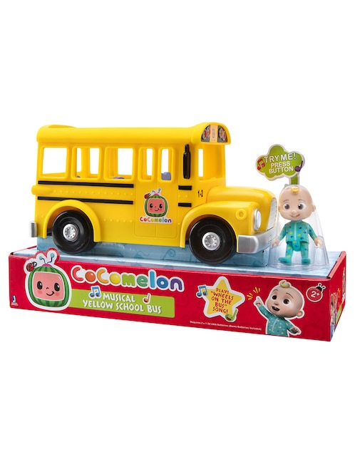 Autobús escolar musical CoComelon amarillo