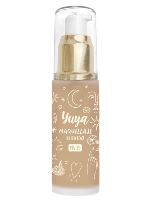 Maquillaje líquido café medio CM20 1
