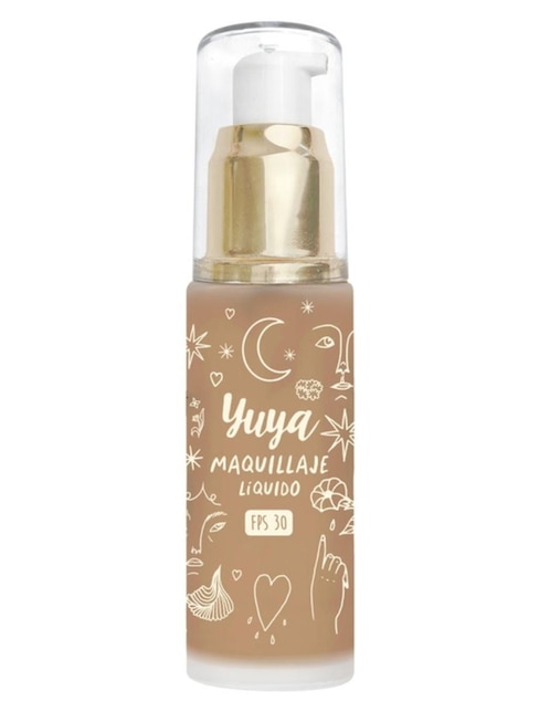 Maquillaje líquido Yuya café medio CM30