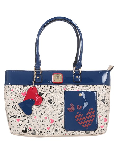Bolsa tote Dulce Miel con diseño gráfico fijación cierre en SB