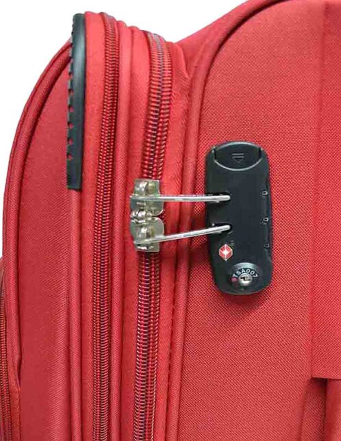 Maleta Giacomo Rosaldi 24 pulgadas color rojo en SB