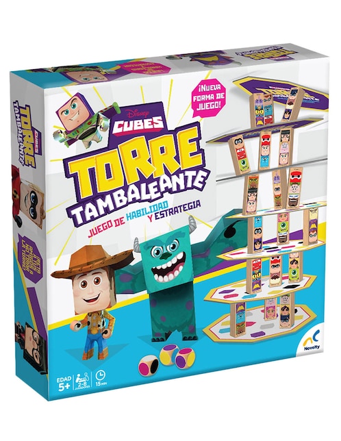 Torre tambaleante Disney cubes 1