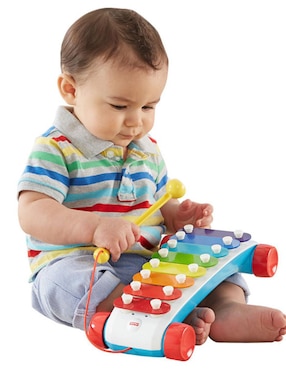 Xilófono de arrastre Fisher Price juego didáctico unisex