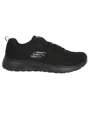 Tenis deportivo Skechers tejido con logotipo