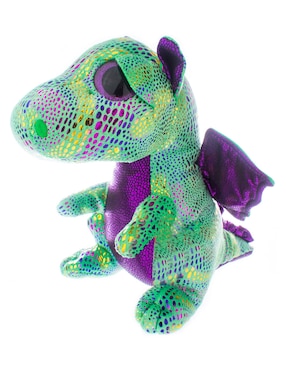 Dragon Cinder Green de peluche mediano Ty