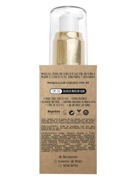 Maquillaje líquido Yuya rosa claro CM10