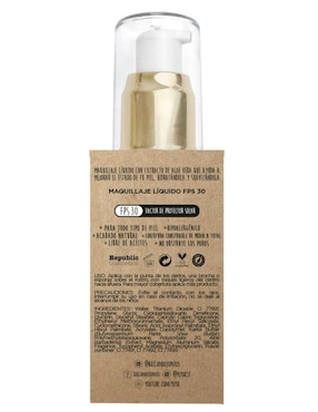 Maquillaje líquido Yuya café claro CM15