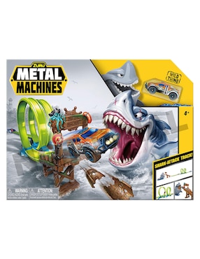 Set lanzador p/auto Metal Machines 6760