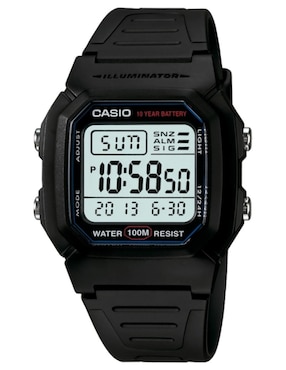 Reloj Casio Illuminator unisex W-800H-1BVCF