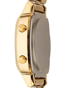 Reloj Casio Vintage extensible de acero inoxidable con logotipo para dama