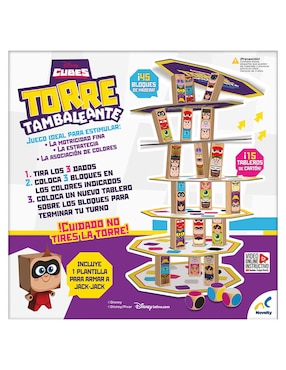 Torre tambaleante Novelty Disney cubes