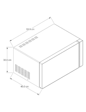 Horno de microondas convencional Whirlpool modelo WM1811D