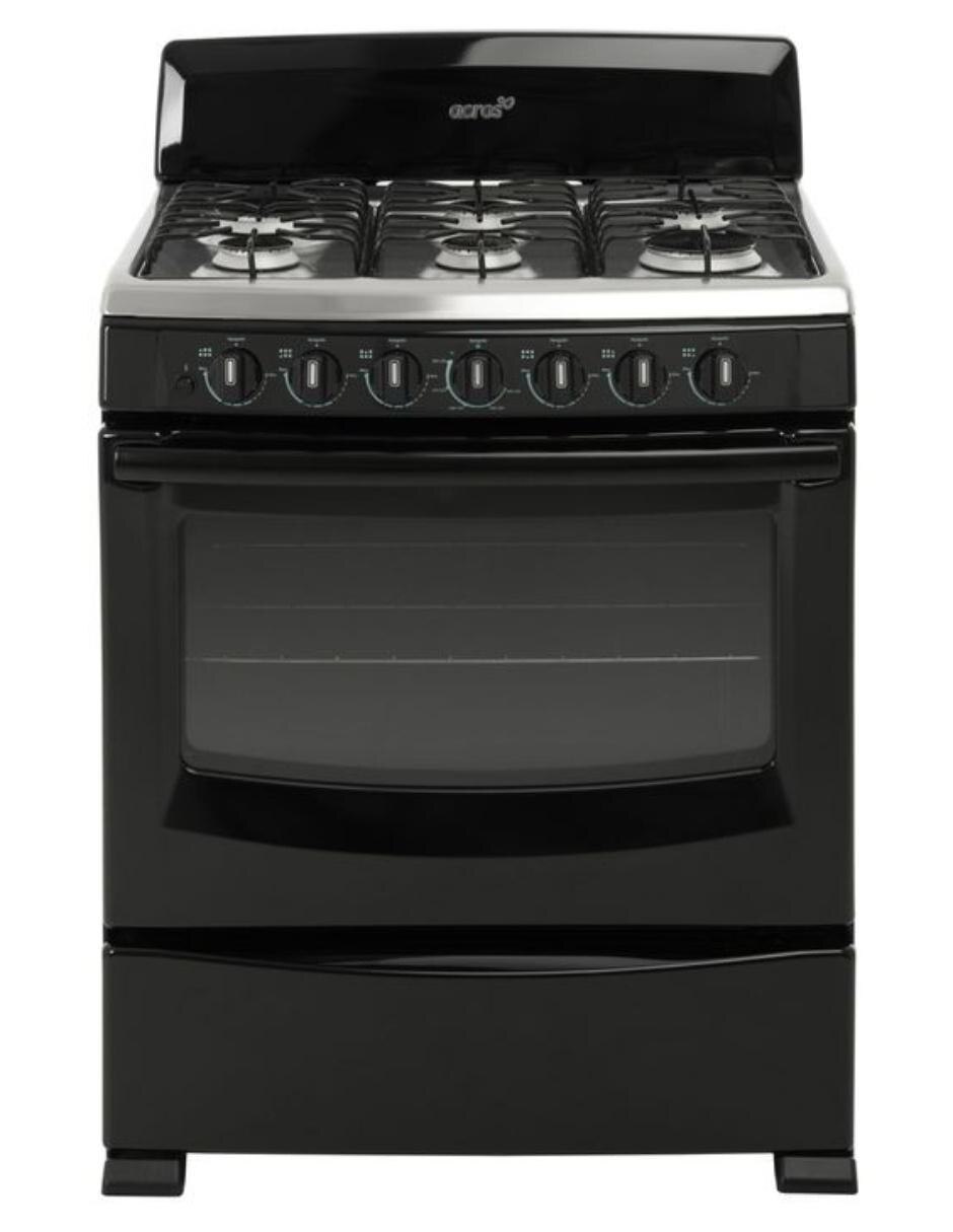 Estufa de piso Acros 30 pulgadas negra AF5333B en SB