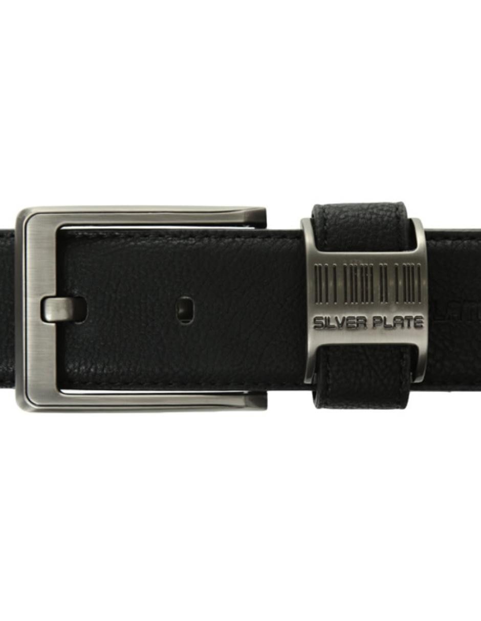 Cinturón Silver Plate para hombre