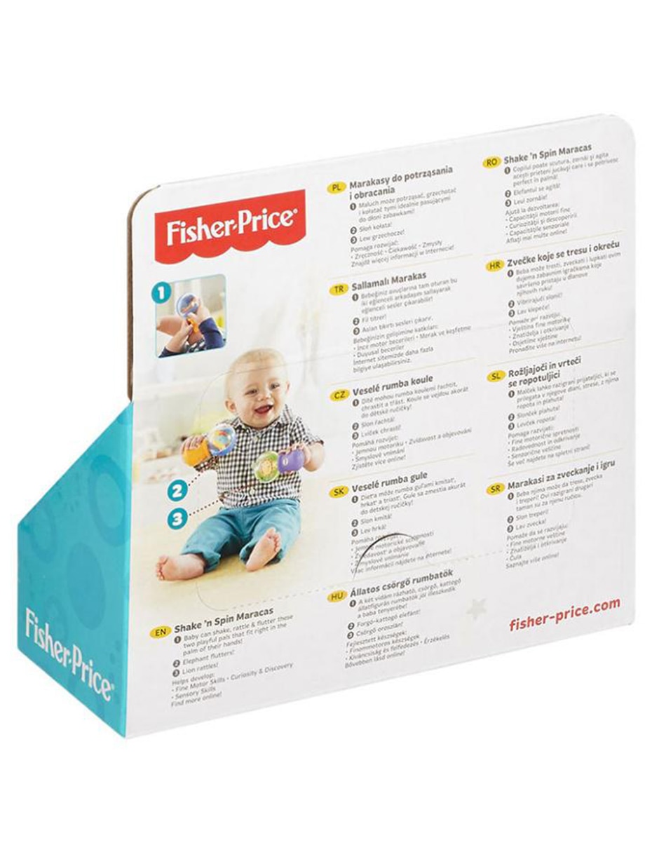 Maracas de Animalitos Fisher-Price entretenimiento unisex 2