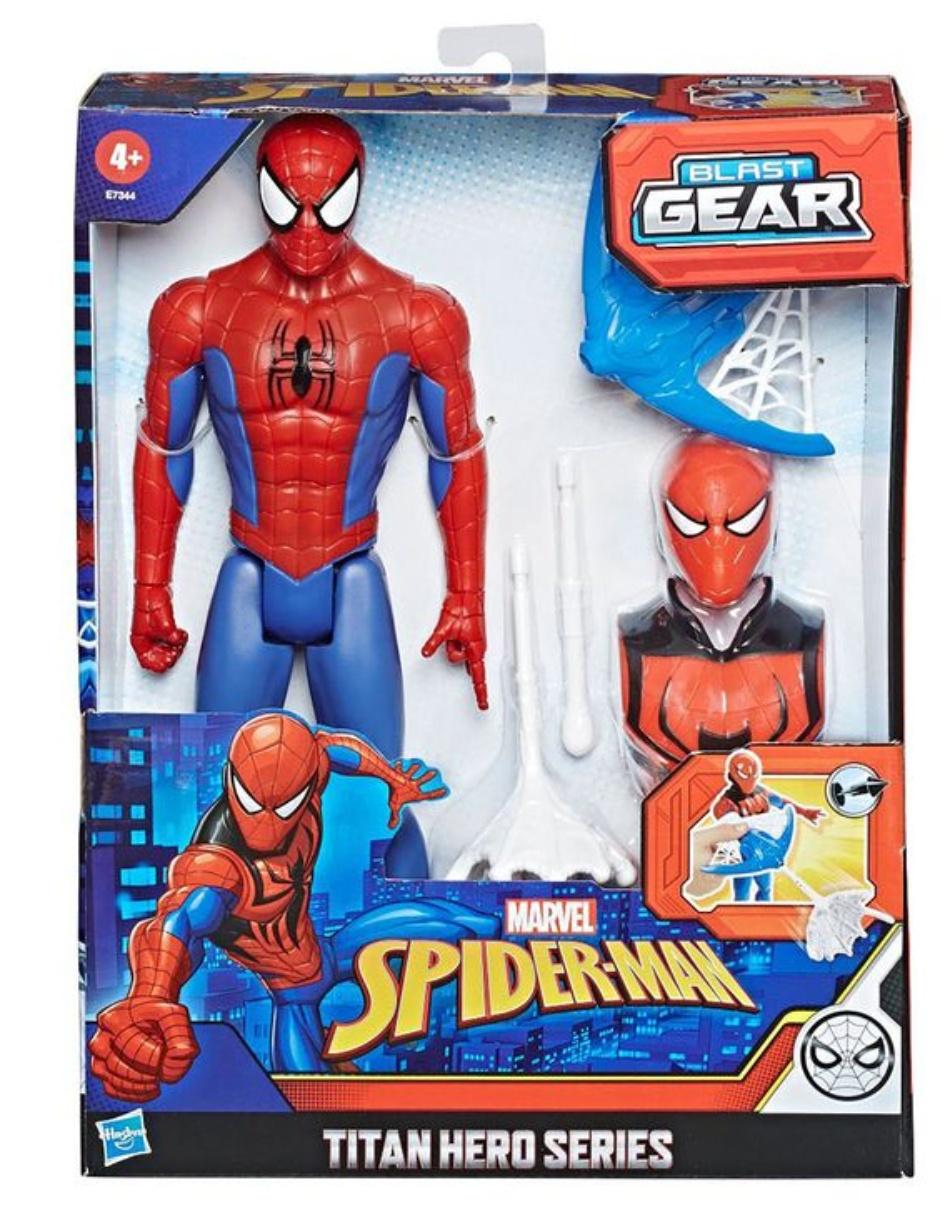 Figura Spider-Man Marvel Titan Hero Blast Gear 