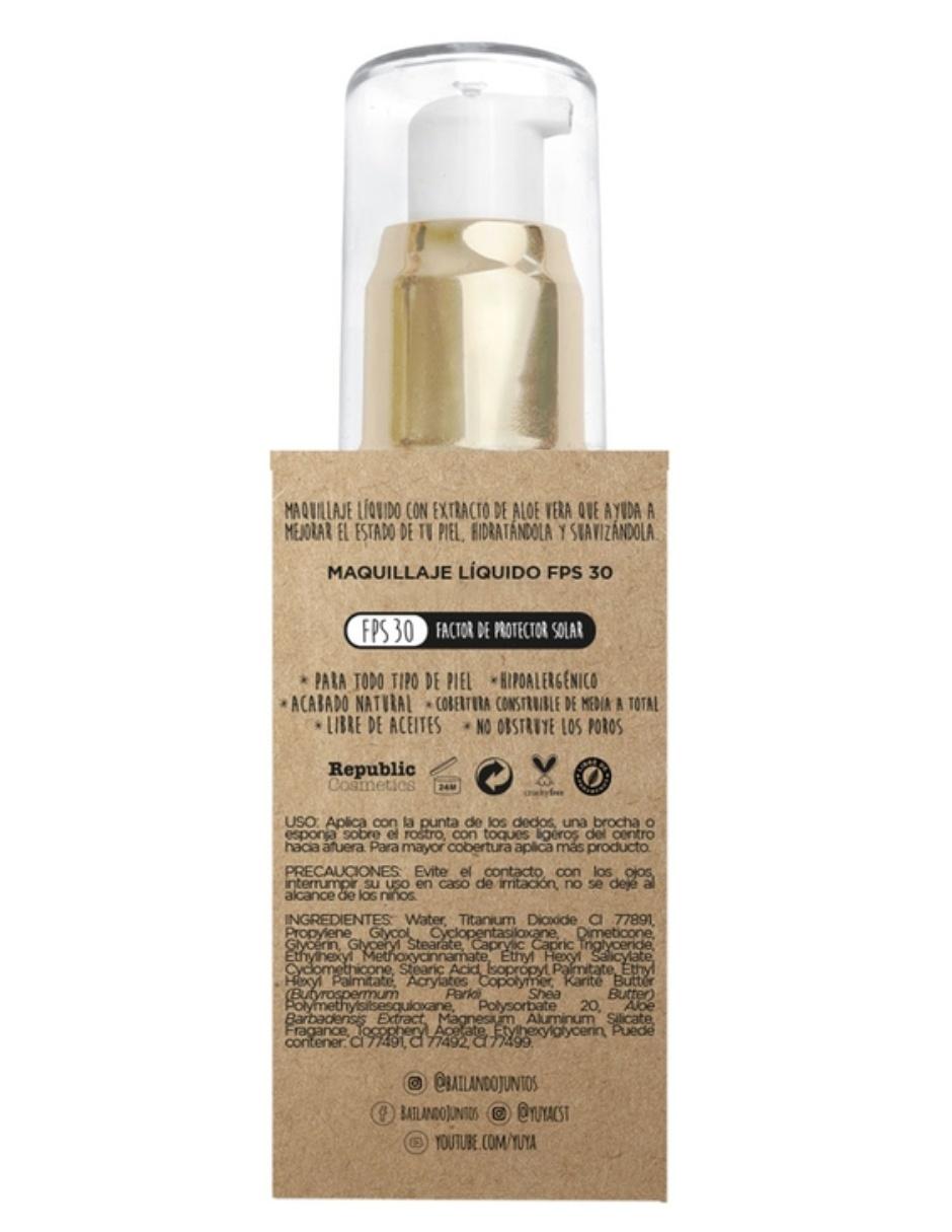 Maquillaje líquido color crema CM05 3