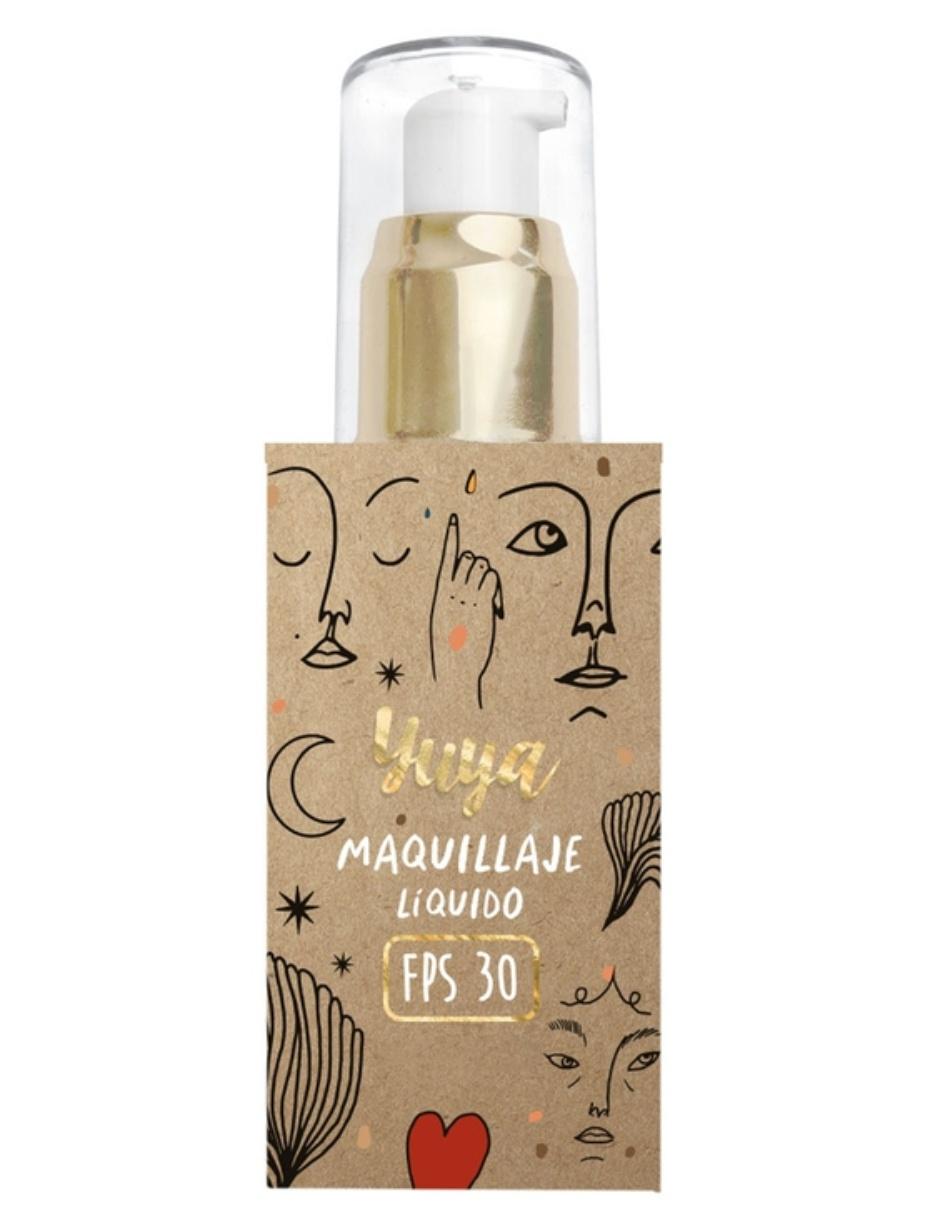 Maquillaje líquido café medio CM20 2