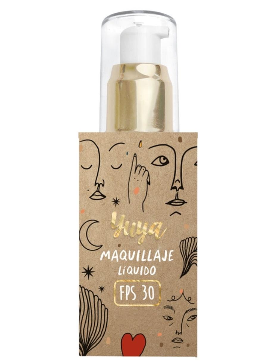 Maquillaje líquido café medio CM30 2