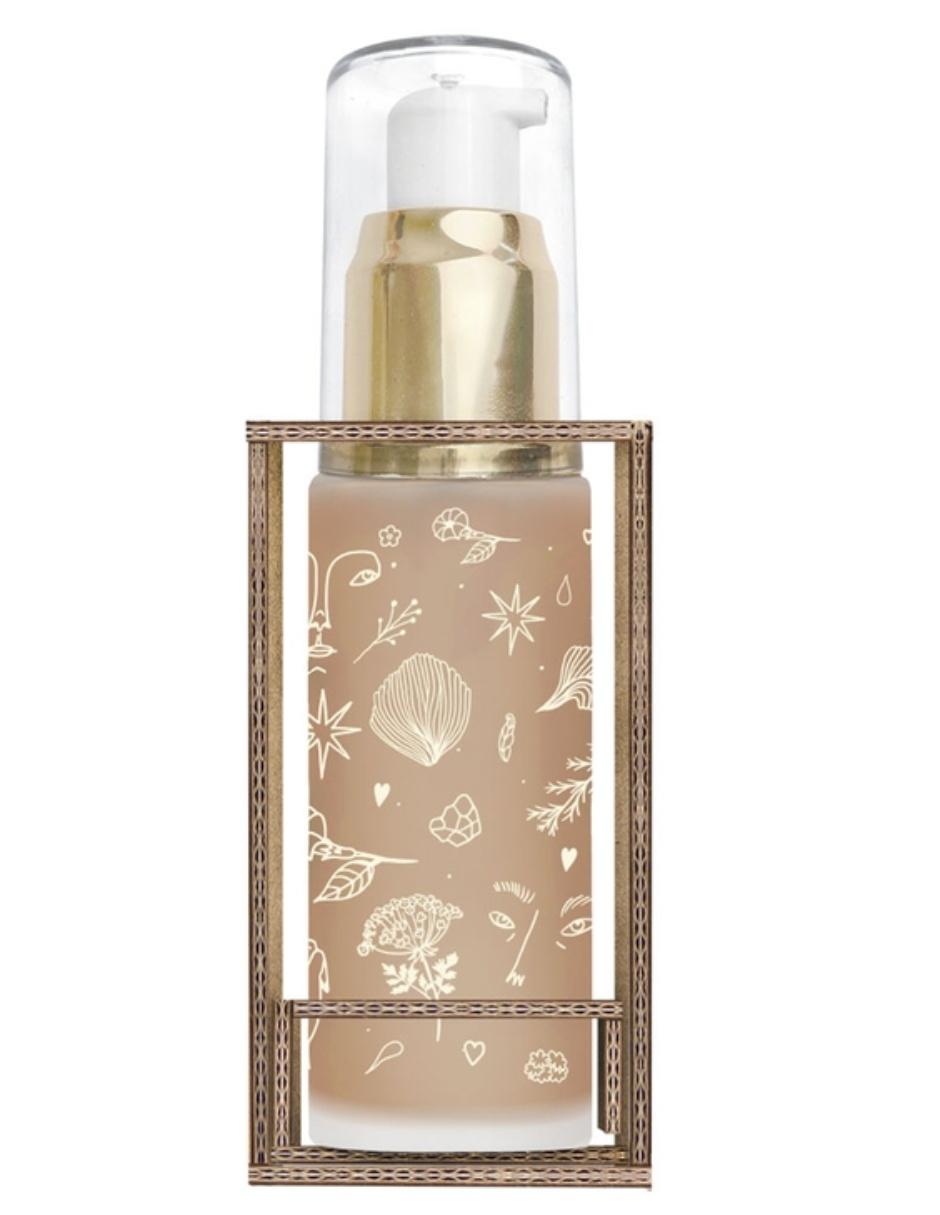 Maquillaje líquido café medio CM30 4