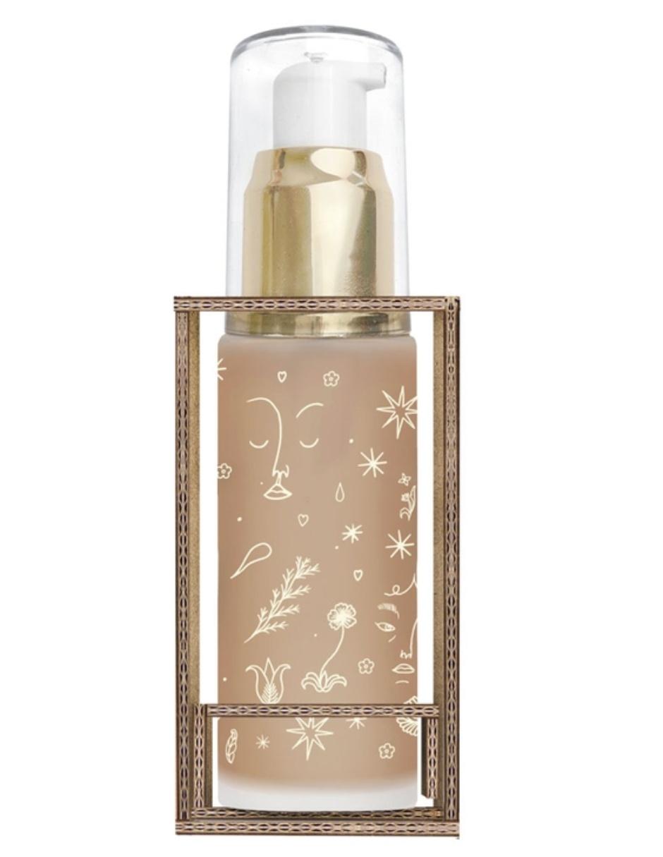 Maquillaje líquido café medio CM30 5