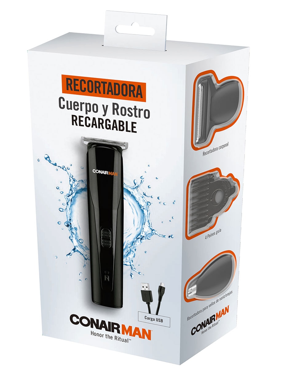 Recortadora para cabello, barba y cuerpo GMT190ES 3