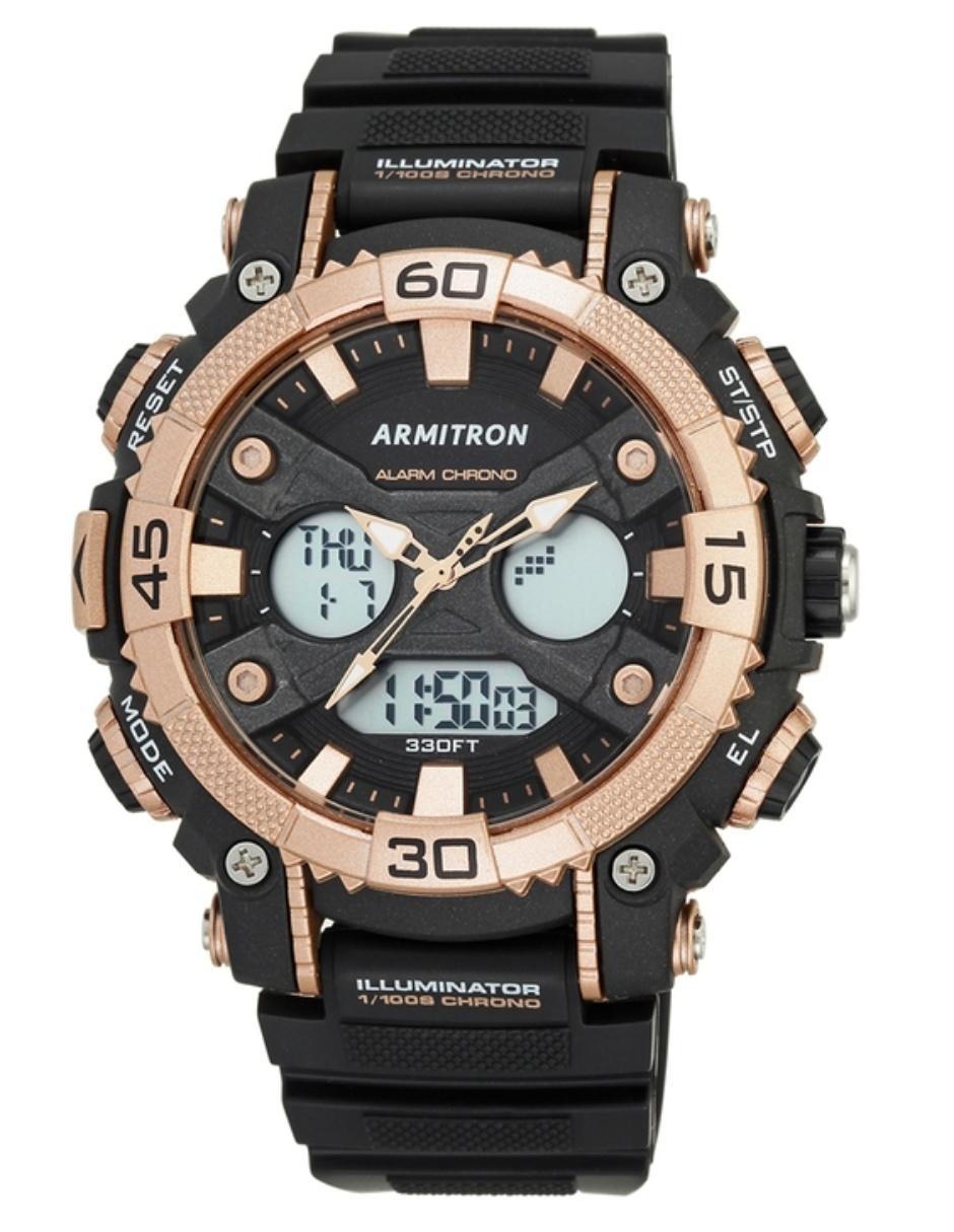 Reloj Armitron Black Collection para hombre 205108BRG en SB