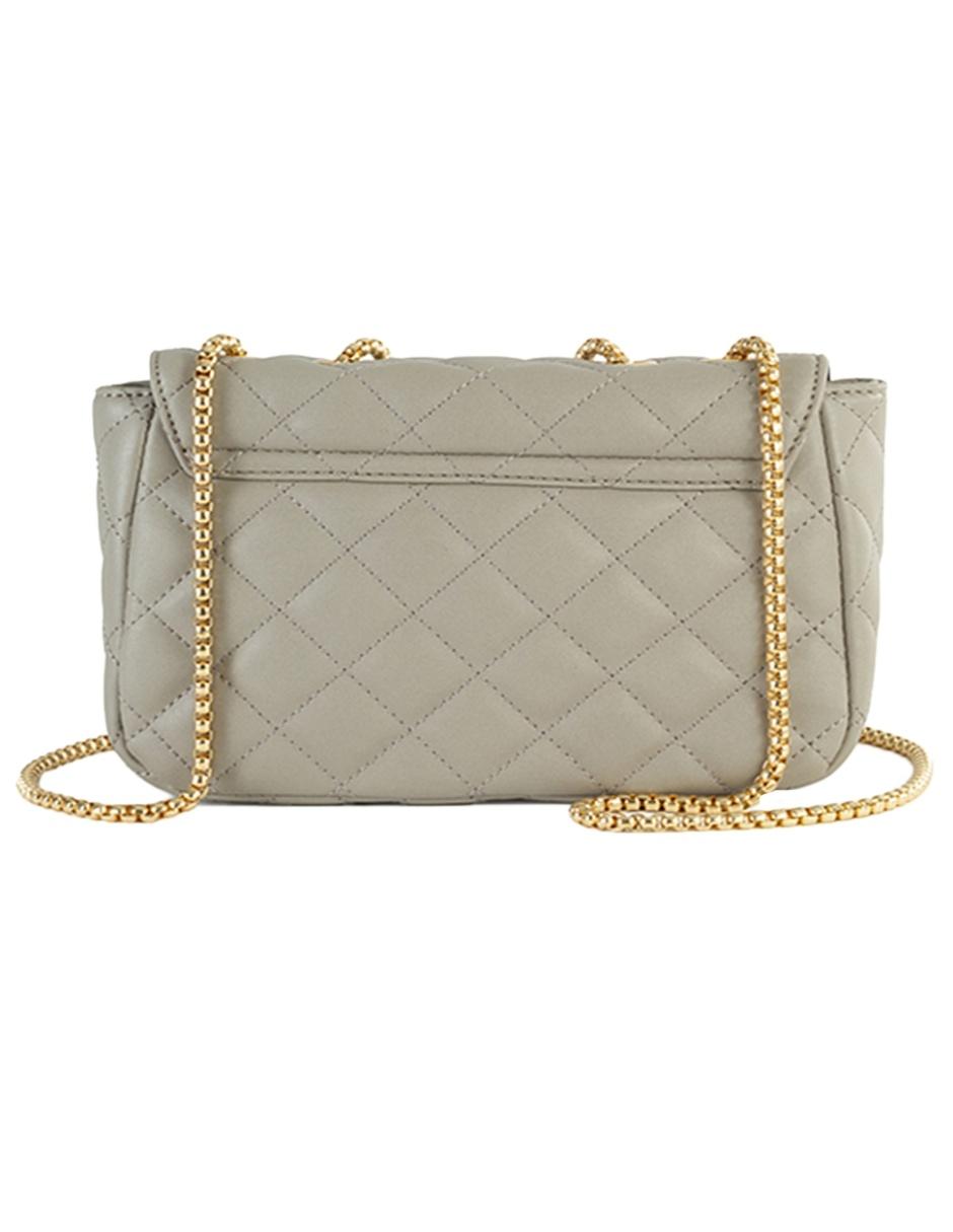 Bolsa crossbody Lucentzza By Cloe capitonada con logotipo