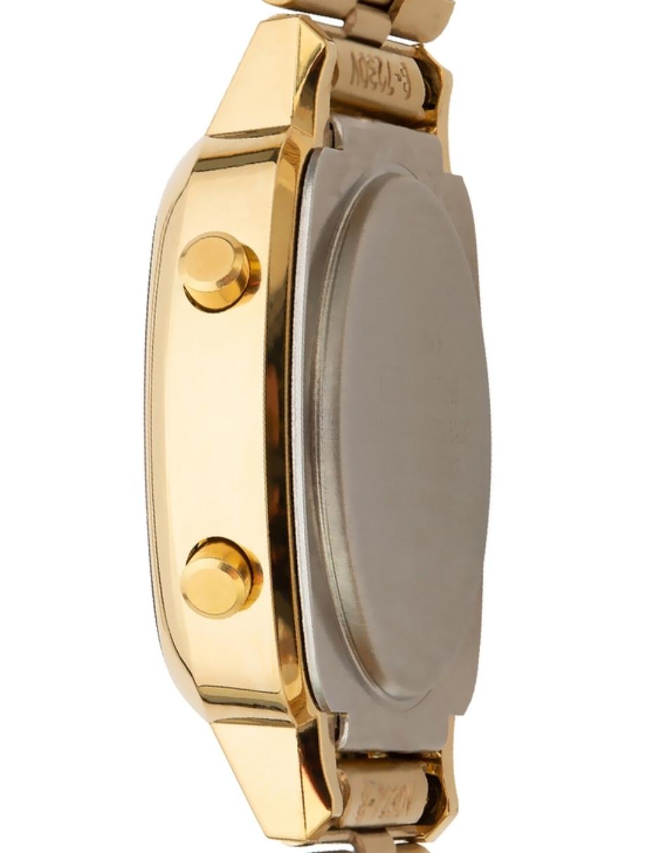 Reloj Vintage extensible de acero inoxidable con logotipo para dama