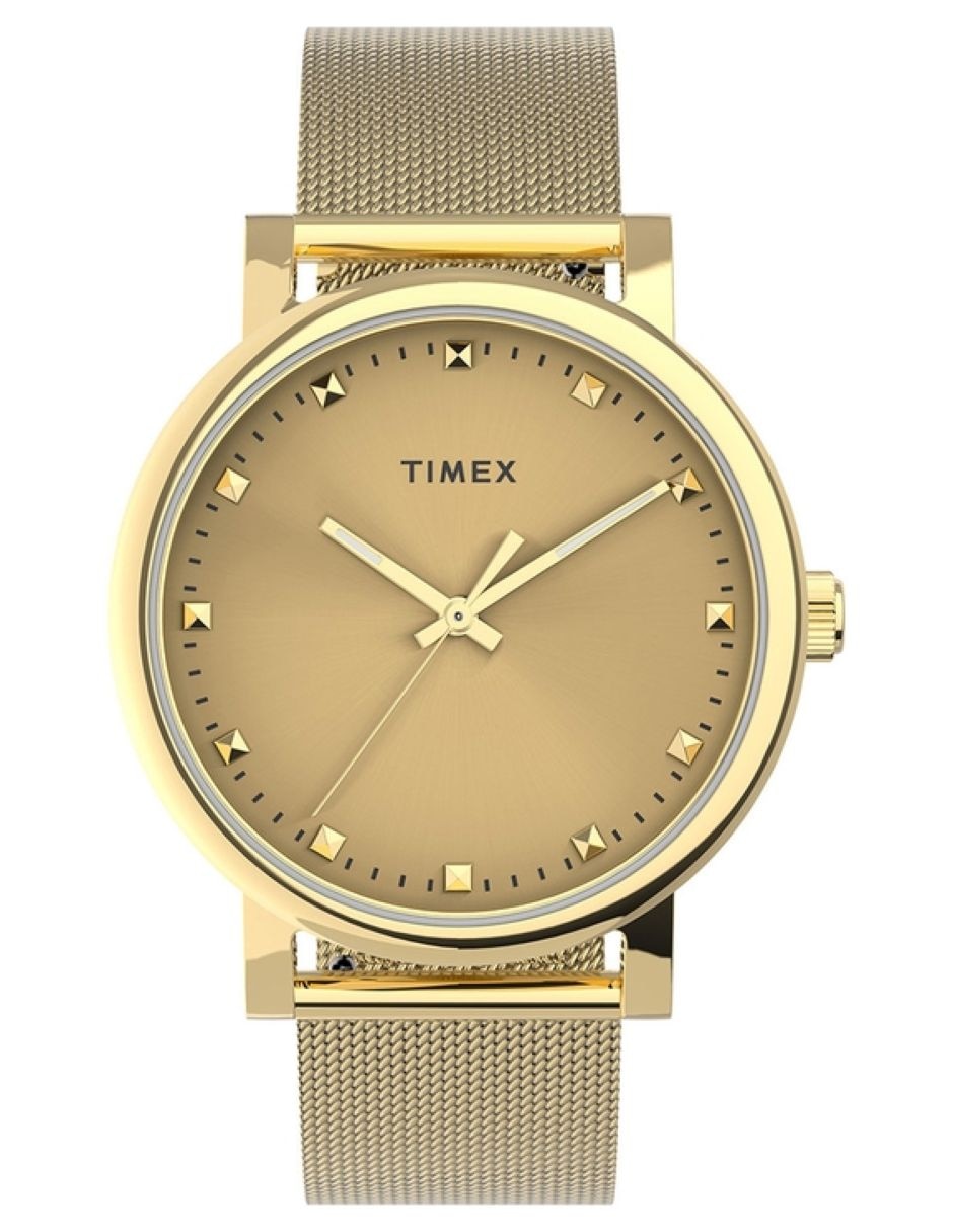 Timex Originals extensible acero con logotipo para mujer | Suburbia.com.mx